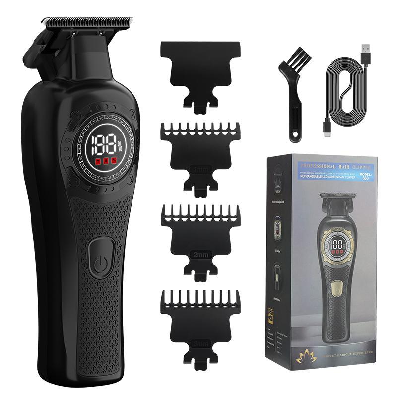 New Style Hair Clipper Hair Salon Household Electric Hair Clipper Oil Head Carving Electric Clipper Bare Head Razor High Power Electric Clipper