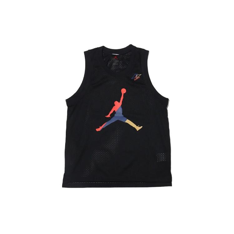Air Jordan Sport DNA Mesh Breathable Jersey Black Men s CK9591-010 XL