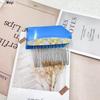 High-End Acetate Bangs Insert Comb - Flyaway Tamer & Reverse Insert Hair Accessory