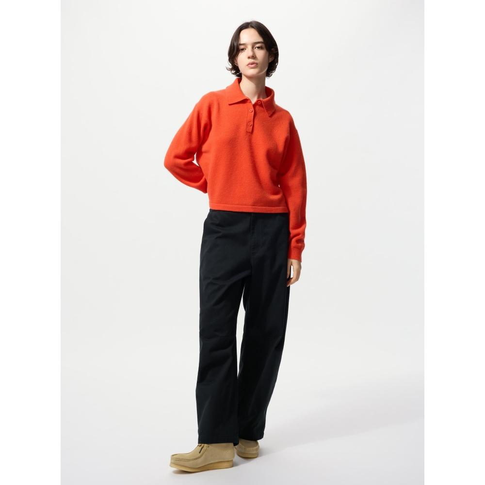 Uniqlo Lambswool Polo Sweater