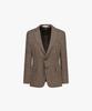 Liberclassy [25Ss] Lls24509 Brown Regular Fit Butterfly Lining Notched Lapel Two-Button Single Jacket