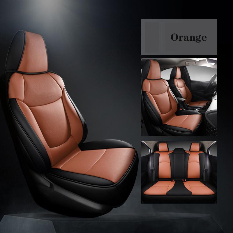 Custom Fit Car Seat Covers for Toyota Corolla 2019-2025 Waterproof Leather Cushion Accessories for Vehicle Protection Full Set