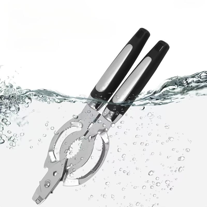 1-Piece Handheld Bottle Opener, Stainless Steel Can Opener, Multifunctional Bottle Opener, Non-Slip Cap Remover, Ergonomic Bottle Cap Opener
