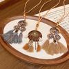 New Chinese Ethnic Style Long Fringed Necklace Women's Retro Design Sweater Chain Bohemian Accessories