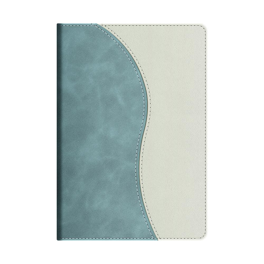 (Logo can be engraved) A5/B5 leather student subject notebook, business meeting record book, notepad, office ledger, diary, lined inner pages