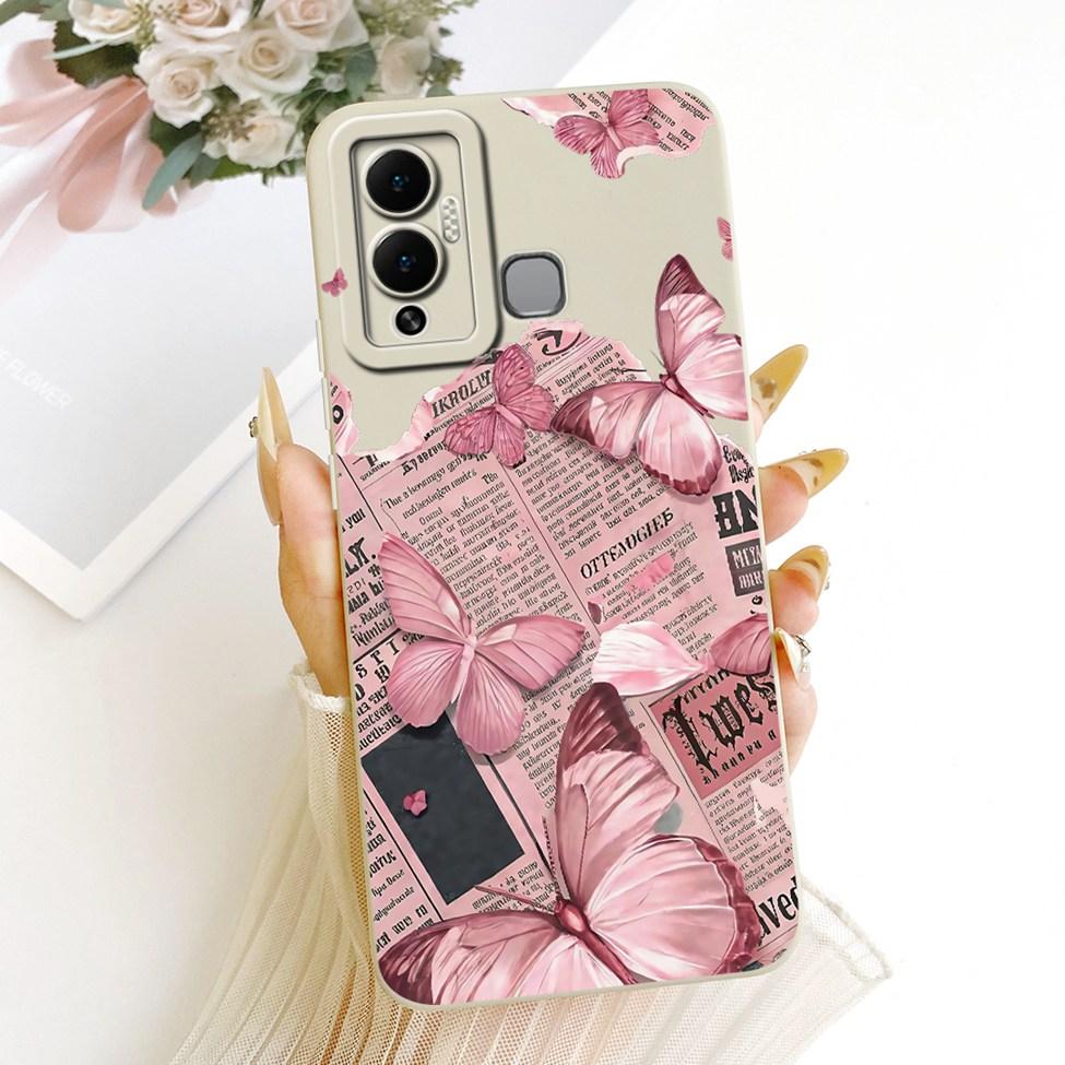 Casing For Infinix Hot 12 Play Cover Fashion Cartoon Cute Funny Painted Silicone Phone Case For Infinix X6816 X6816C