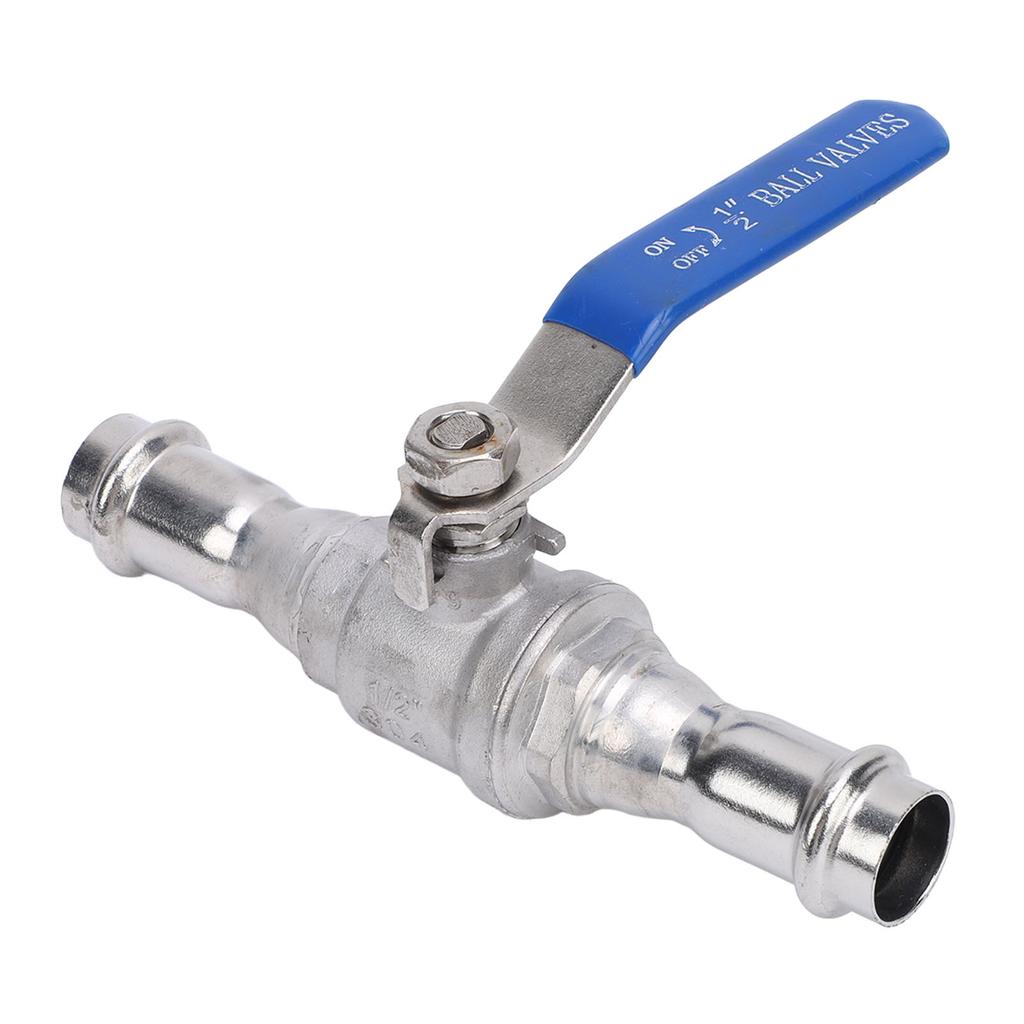 Press Ball Valve 1 2 Inch DN15 304 Stainless Steel Dual Press Connection Ball Valve for Industrial Use