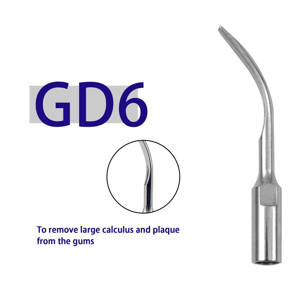 5Pcs Dental Ultrasonic Scaler Tips Fit Ems Woodpecker Dte Satelec G1-G6 E1-E5 P1 P3 P4 Gd1-Gd6 Pd1 Pd3 Pd4 Ed1 Ed2