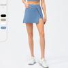 Export New Arrival Sports Skirt Fake Two-Piece Anti-Emptied Pantskirt Loose Casual Yoga Running Skirt Tennis Skirt