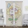 MikkoS Anti-mosquito Curtains for Camera Partition Home Interior Curtains 2 Pieces Shades Blackout Curtain Halloween Decoration
