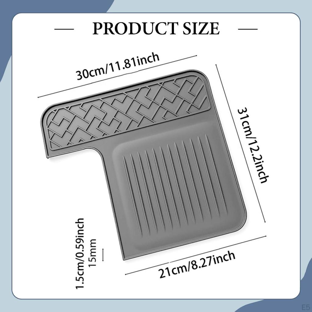 Coffee Maker Mat Silicone Drying Machine Waterproof Suitable for Kitchen Bar