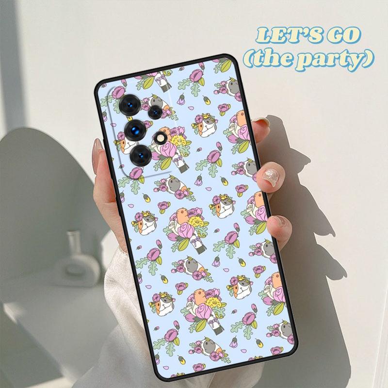 Pattern Guinea Pig Cute phone case For Samsung Galaxy A42 A31 A40 A51 A71 A32 A80 A91 A52 A72 A20e A21S A50 A70 A11 A12 Cover