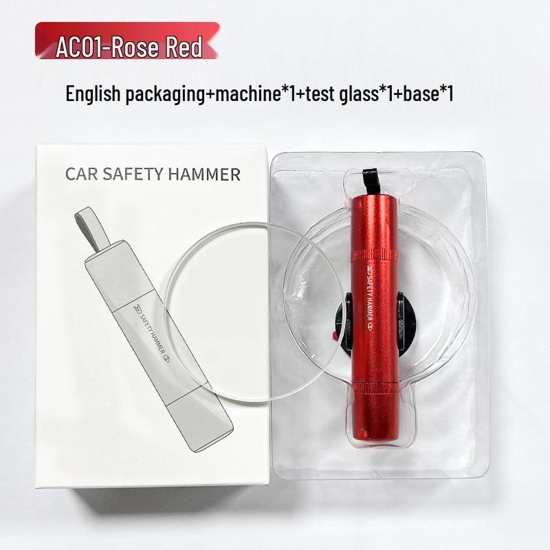 4-in-1 Mini Car Safety Hammer & Window Breaker for Emergency Escape