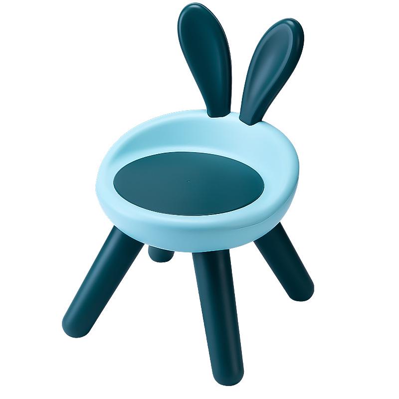 Children's Cute Squeaky Stool with Backrest - Ideal for Dining, Play, and Kindergarten