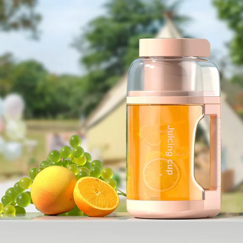 1.5L Juicer Cup Mini Portable Blender Mixer Smoothie Orange Lemon Fruit Juice Extractor Electric Citrus Press Sport Water Bottle