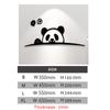 Creative Cute Cartoon Panda 3D Wall Stickers Acrylic Self-adhesive Stickers Bedroom Bedside Wall Decals DIY Wallpaper Wall Decor