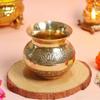 The Spiritual Living Brass Lota for Puja | 3 Inch - 150 ML | Pooja Samagri | Karwachauth | for Shivling |