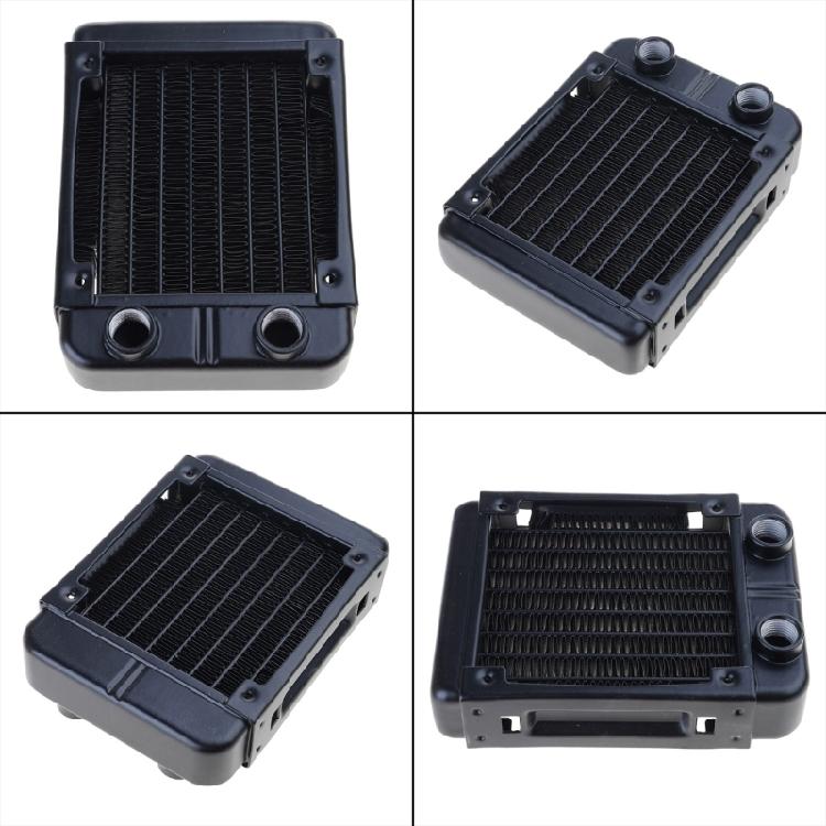 Aluminum Water Cooling Radiator 8 Tubes Heat Exchanger CPU Heatsink Cooler Fast Heat Dissipation for PC Computer