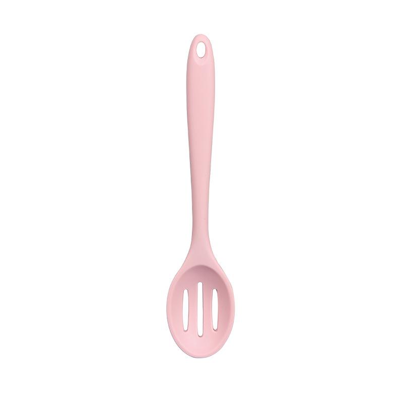 Silicone Spoon Rice Spoon Salad Mixing Spoon Small Colander Kitchen Cooking Spoon Tool Silicone Spoon Kitchen Spoon