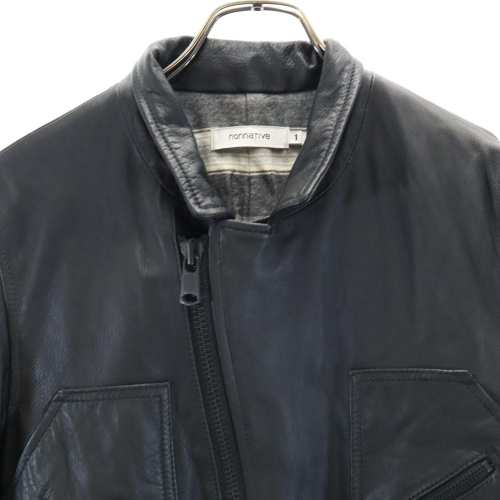 nonnative made in Japan Cowhide Leather Double Riders jacket 1 black Men's Used