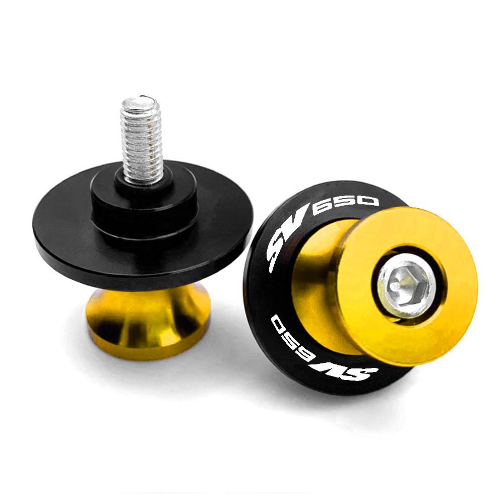 For Suzuki SV650 SV650S SV650x SV 650 1999-2018 2020 2025 2025 2025Motorcycle Rear Swing Arm Stand Screws Swingarm Spools Slider