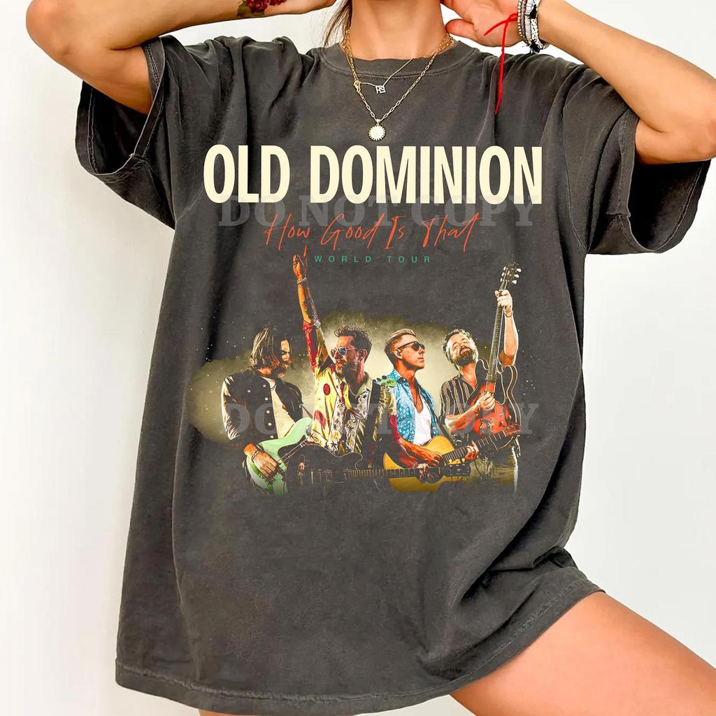Comfort Colors Old Dominion World Tour T-Shirt, Band Tee