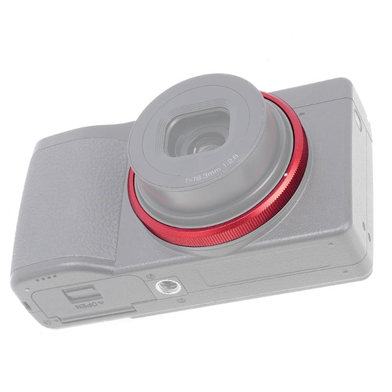Precisions Fit Lens Rings Aluminum Lens Adapter Rings Easy To Install Lens Rings Camera Accessory for GR3X Series Camera