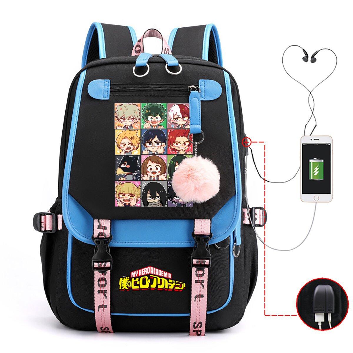 

Моя геройская академия имеет тот же периферийный рюкзак, двухмерную анимационную печать, школьный ранец для начальной и средней школы. no specification