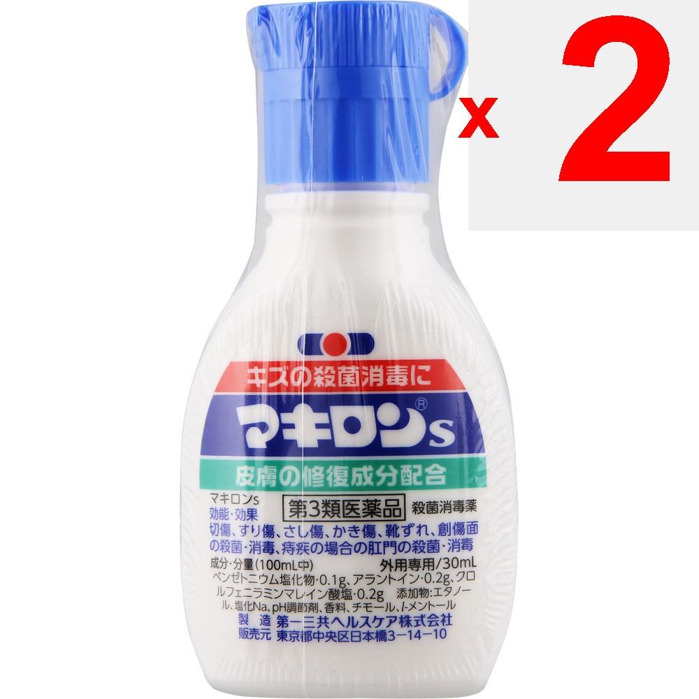Daiichi Sankyo Healthcare Makiron S 30mL Disinfectants Wound and Suppurative Skin Preparations Indications: Cuts, Scrapes, Puncture Wounds, Scratches,