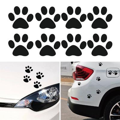 Decals Personality Creative Footprint Prints Car Sticker  Cute Cat Paw