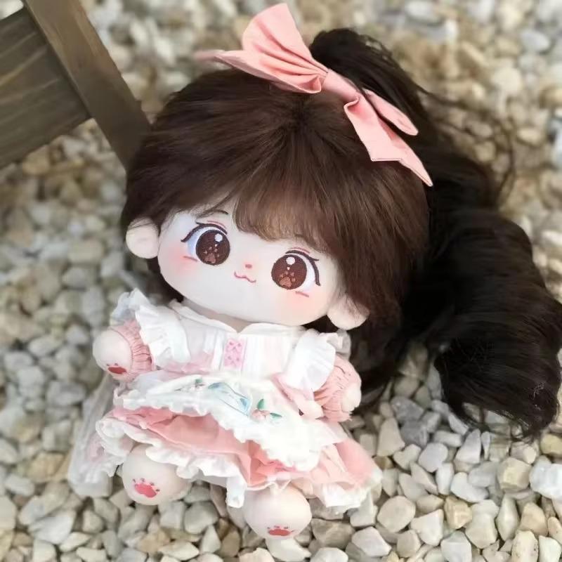 20cm Miaomiao Cotton Doll Anime Customization Figure Plush Doll Clothes Cospslay Dress Up Accessories Children Girl Toys