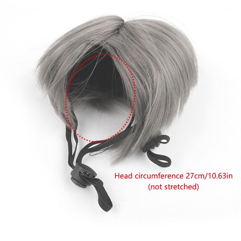 Pet Wigs Cosplay Props Funny Dogs Cats Cross-Dressing Hair Hat Costumes Head Accessories For Halloowen Christmas Pets Supplies