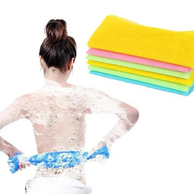 Băi cu plasă de nailon Duș Gel de corp Curăță Exfoliază Puf Lavetă Prosop Scrubere