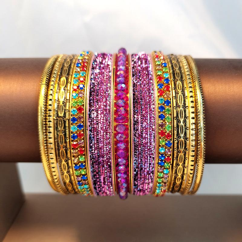 Exotic Indian Belly Dance Bangle Bracelet - Jewelry for Performers