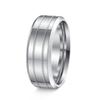 New European and American Men's Wedding Ring Outdoor Ring 8mm Simple and Atmospheric Black Jewelry