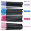 50Pcs Makeup Eyelash Brushes Disposable Crystal Eyebrow Brush Diamond Handle Mascara Wand Applicator Lashes Extension Tools