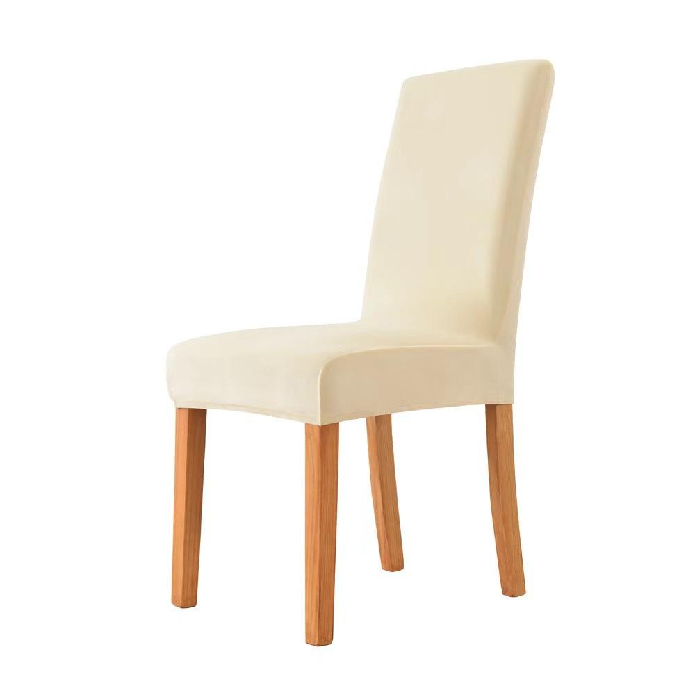 Dining Table for Household Silver Fox Velvet Velvet Cloth Elastic Home Hotel Dining Chair Chair Set Dining Table