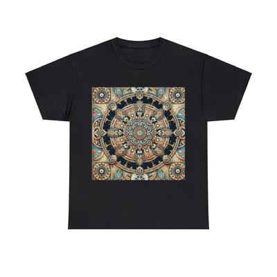 Unisex Adult T-Shirt Vintage Mandala Bohemian Pattern Designer Art Tee Geometric
