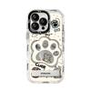 The Cute Puppy Paw Stand Is Suitable for Apple 15 Phone Cases, 14/13PRO, with Fine Hole Mirror Surface and Anti-drop 12/11