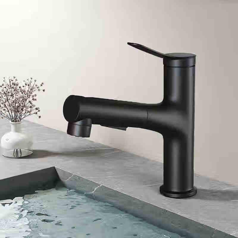 Huace All-Copper Pull-Out Basin Faucet