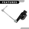 Air Suspension Ride Height Level Sensor No.3W0941286C - Car Front Right Headlight Level Sensor - for Bentley for Continental GT Metal Black - 1 Pc