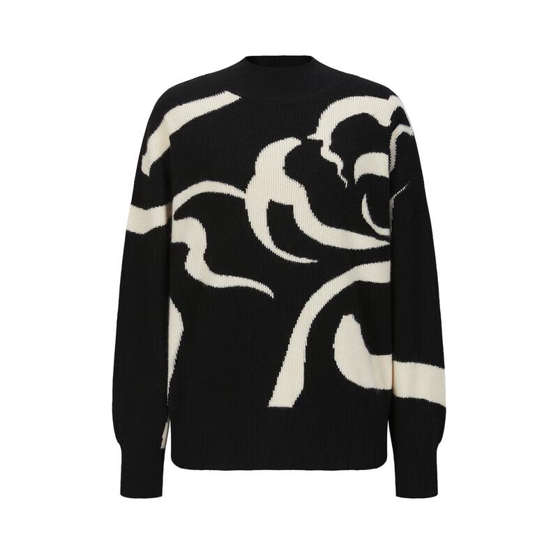 Jiuzi Annacool 'Playful Spring' Lion Motif Wool Blend Knit Sweater