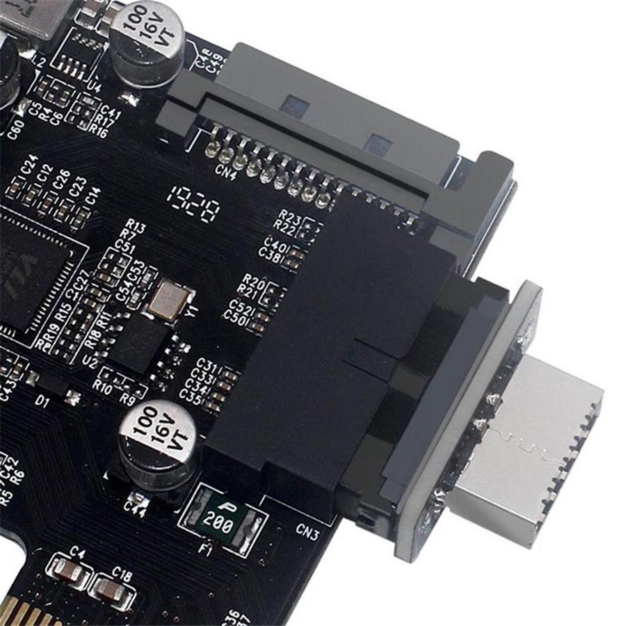 USB TYPE-E 90 Degree Adapter Chassis Front TYPE C Plugin Port For PC Motherboard