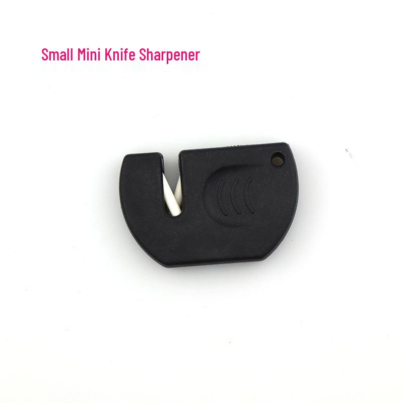 Compact Portable Knife and Sharpening Stone Set for Household and Outdoor Use
