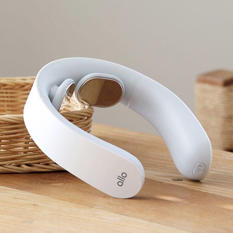 ALLOKOREA Allo Low Frequency EMS Heated Neck and Shoulder Massager ANM1 (Remote Control, Additional Patches Included)