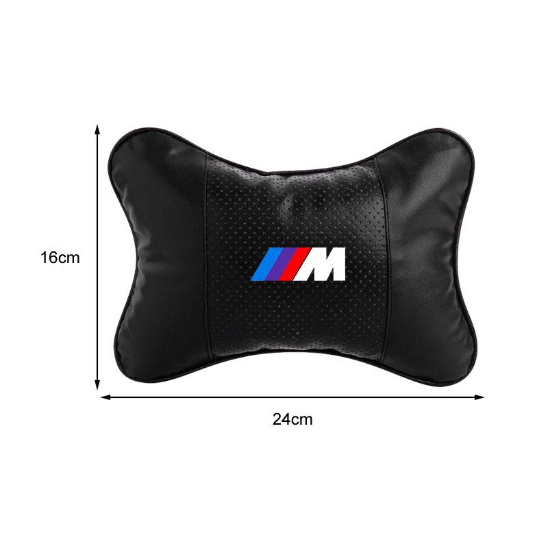 Tetieră Scaun Auto Logo Auto Pernă de Gât Accesorii Auto Pentru BMW M E34 E36 E60 E90 E46 E39 E70 F10 F20 F30 X5 X6 X1 M3 M5 M6 E71 F01 F02 F87