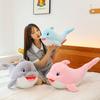 New dolphin plush toy doll cute children and girls sleeping long pillow gift aquarium animal doll