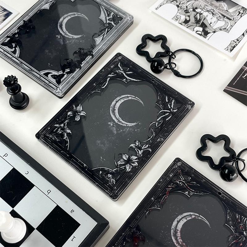 Moon Shadow Series Acrylic Photo Frame Kpop Photo Card Holder Secret Window INS Style Anime Card Sleeves Collection Wholesales
