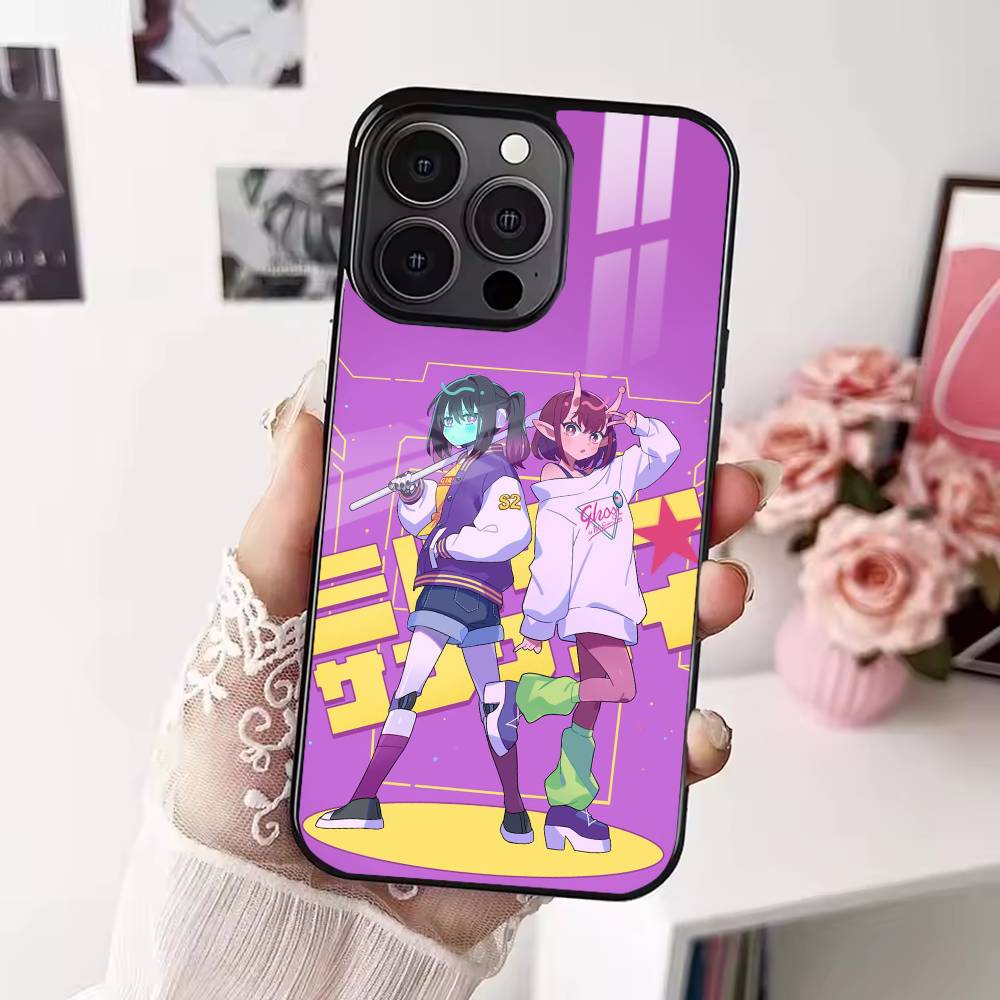 Anime M-Milky Subway Phone Case For iPhone 17,16,15,14,13,12,Plus,Pro,Max for Magsafe Magnetic Wireless Charging