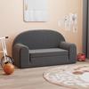 VidaXL Children's 2-Seater Sofa Bed, Daybed with Backrest and Armrests, Guest Bed for Toddlers Room 357024